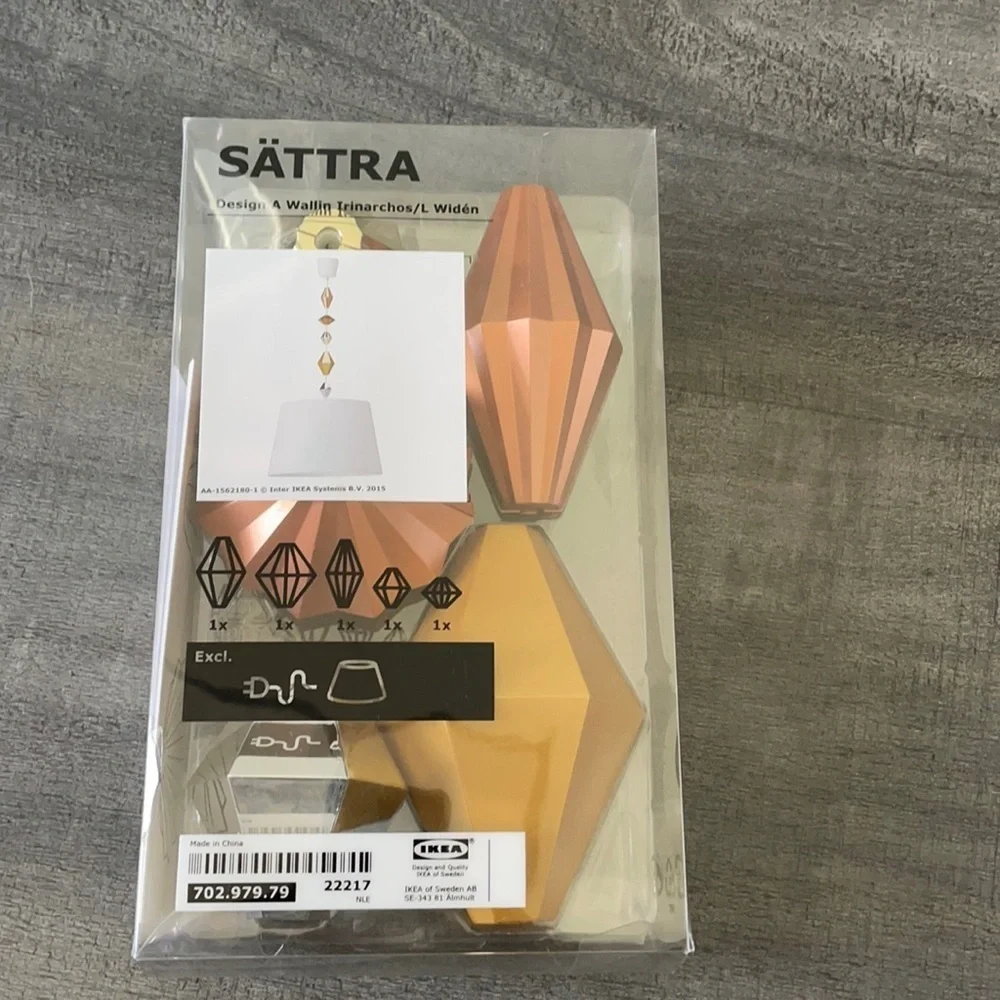 IKEA Sattra Accessory For Hanging Lamps Cord NEW
